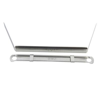 得力(deli)80mm抗压金属两孔装订夹/五金装订夹条 50套/盒 办公用品 5549