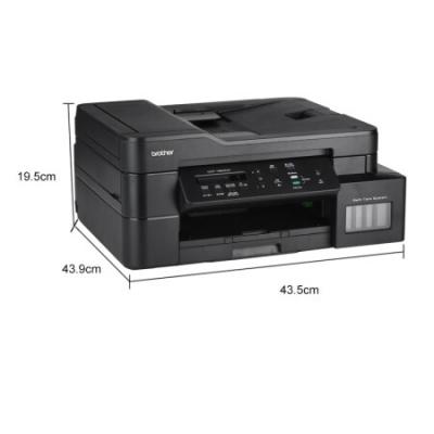 兄弟（brother）DCP-T820DW 彩色喷墨多功能一体机（A4幅面 自动双面打印 内置墨仓 有线/无线网络连接）