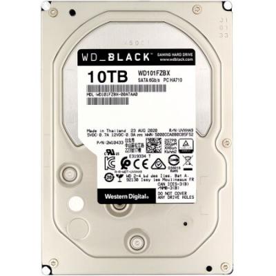 西部数据 台式机游戏硬盘 WD_BLACK 西数黑盘 10TB 7200转 256MB SATA CMR (WD101FZBX)