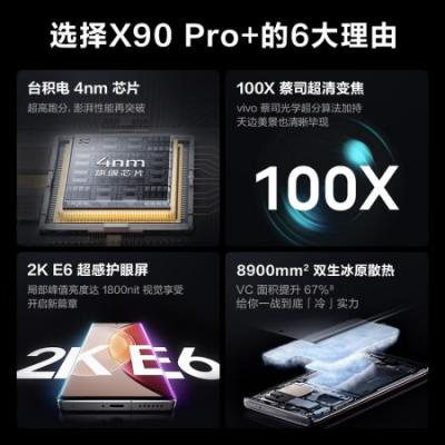 vivo X90 Pro+ 5G拍照手机 第二代骁龙8移动平台/自研芯片V2/蔡司一英寸T*主摄