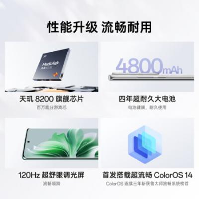 OPPO Reno11 5G智能手机 天玑8200旗舰芯/5000万单反级人像三摄/67W超级闪充/超耐久大电池/快充