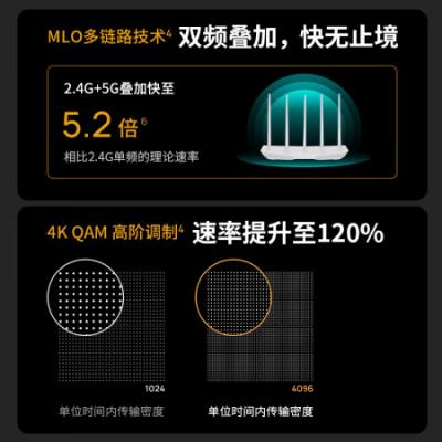 普联TP-LINK TL-7DR3610易展版 BE3600双频Wi-Fi7千兆无线路由器 双频聚合 智能游戏加速 儿童上网管理 易展Mesh