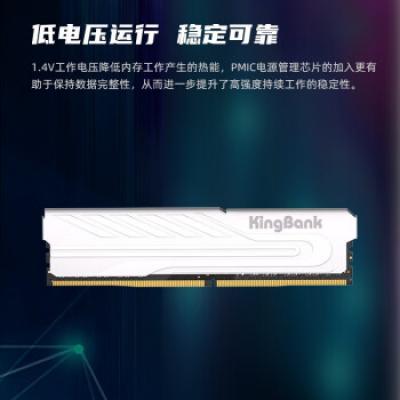 金百达（KINGBANK）银爵D5 16G*2 6400MHz高频台式机内存条 马甲条套装C32